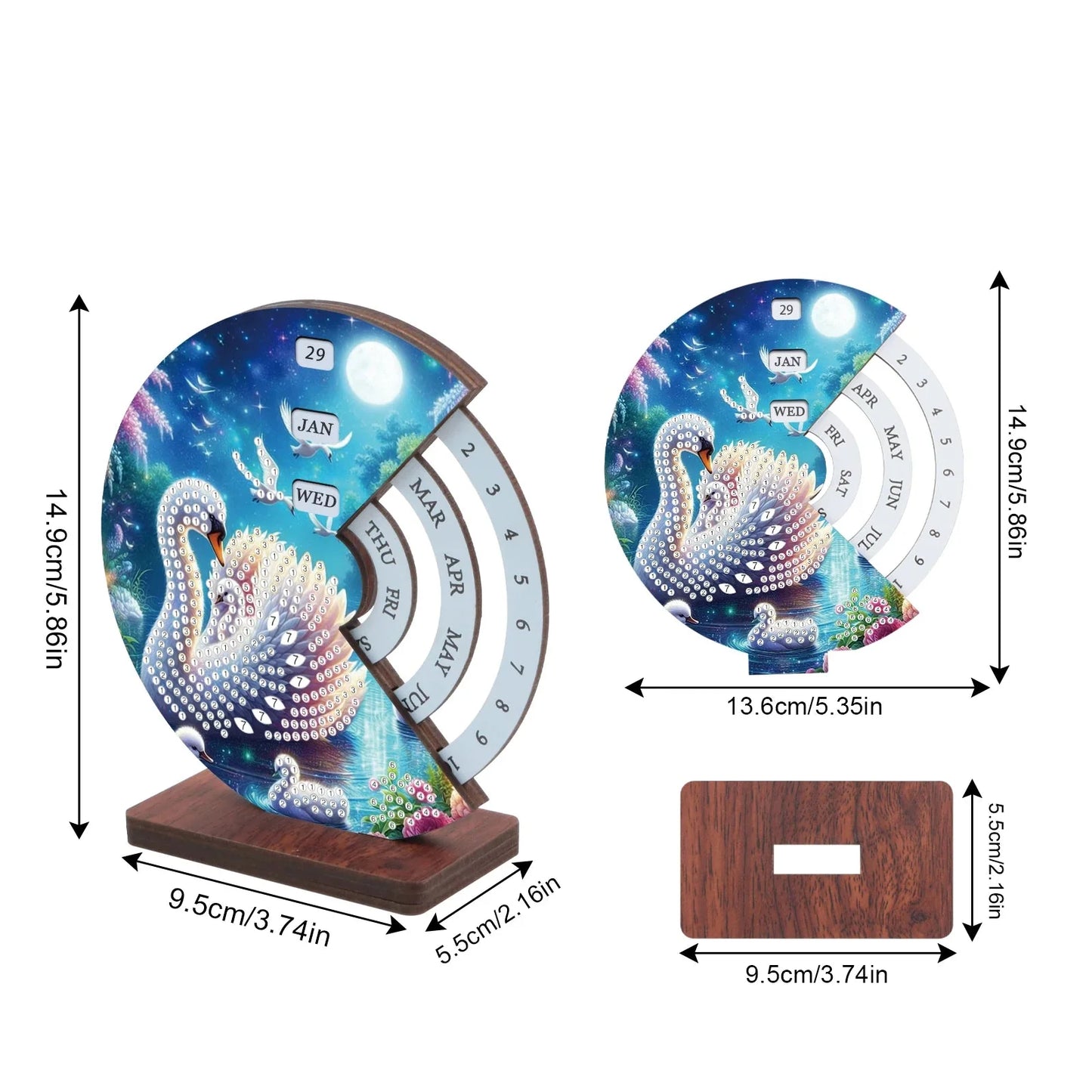 Schwan | Kalender | Diamond Painting