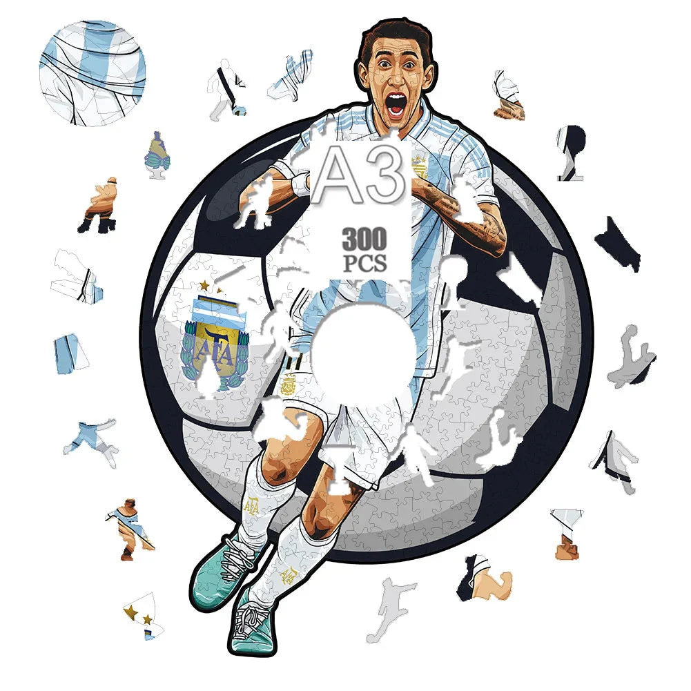 Ángel Di María | 2D Holzpuzzle