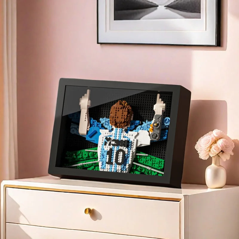 3D Gemälde Fußballspieler | Bausteine