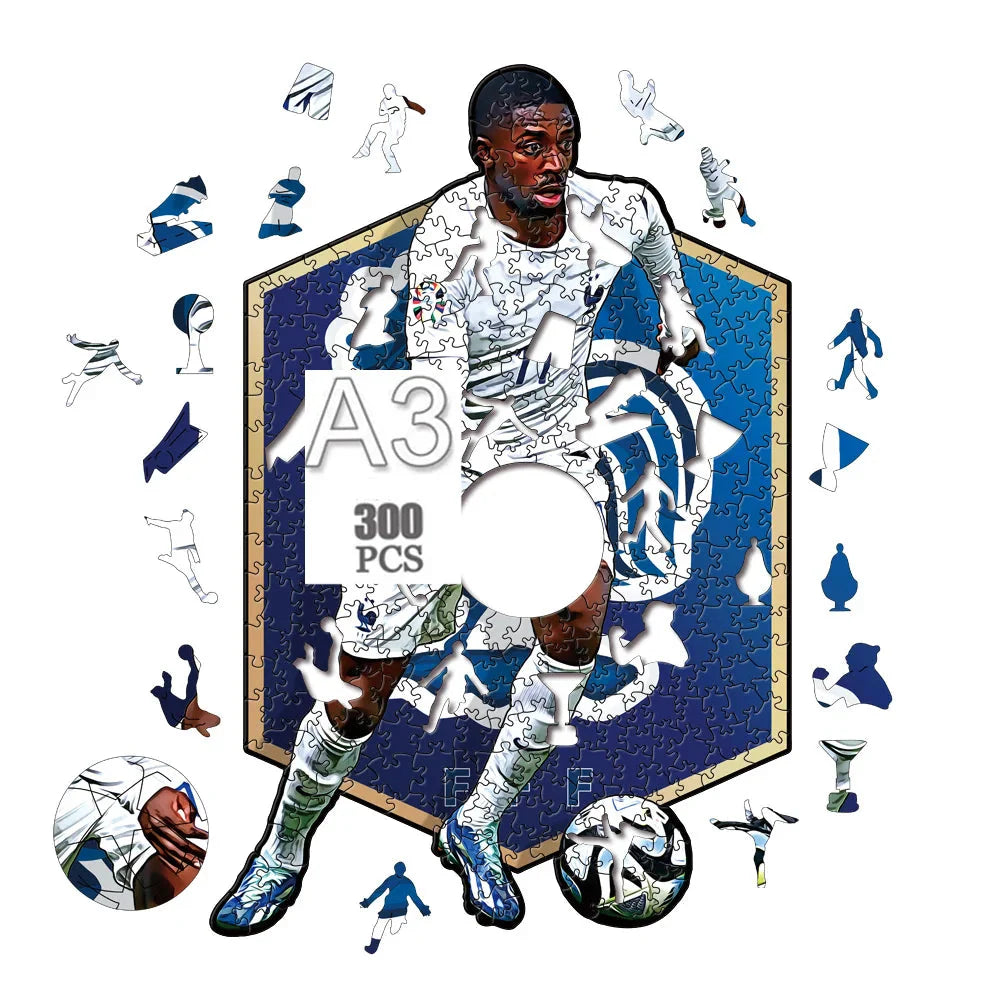 Ousmane Dembélé | 2D Holzpuzzle