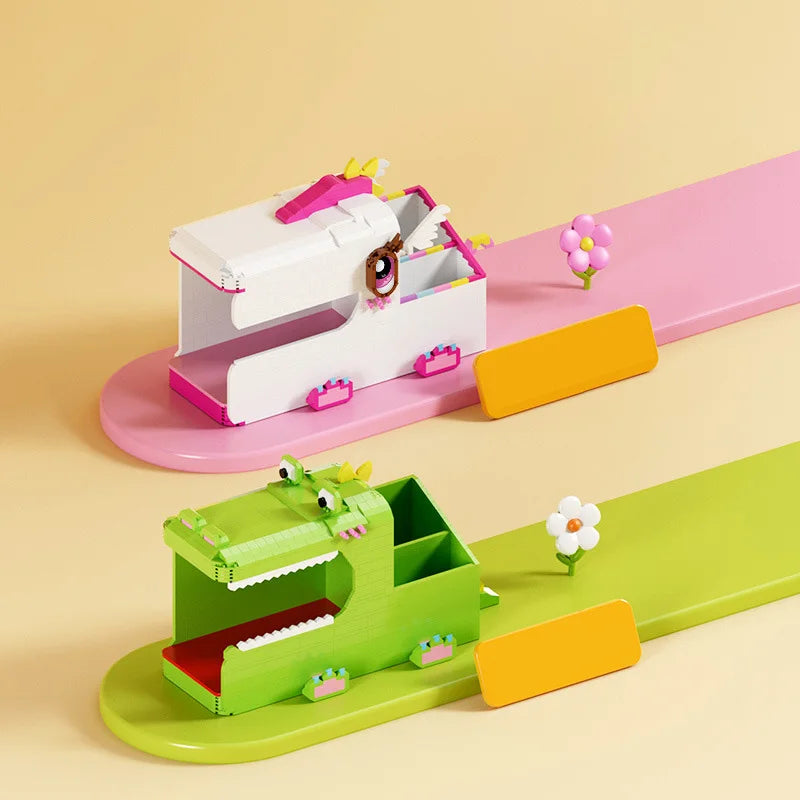 3-in-1-Stifteköcher  | Bausteine