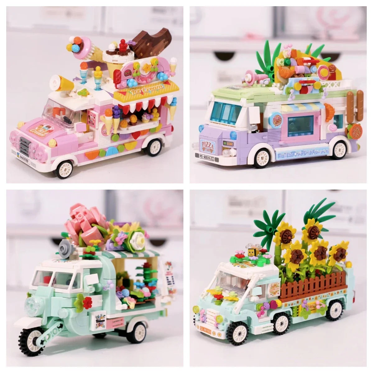 Sonnenblumenwagen | Bausteine