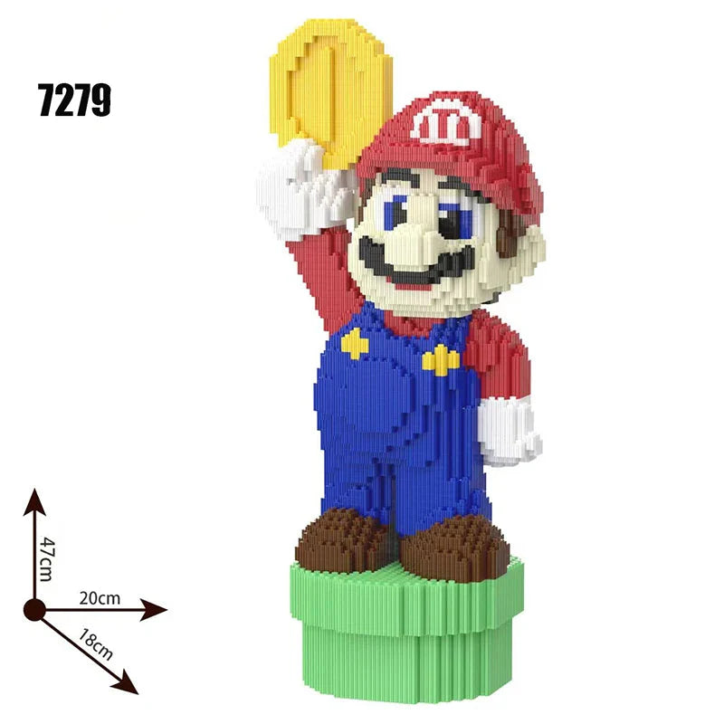 Roten Klempner mit Münze | Bausteine