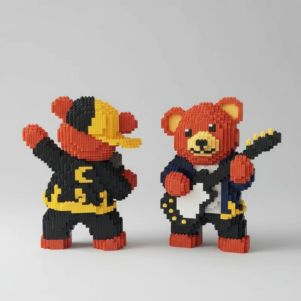Kuschelbär-Rockstar | Bausteine