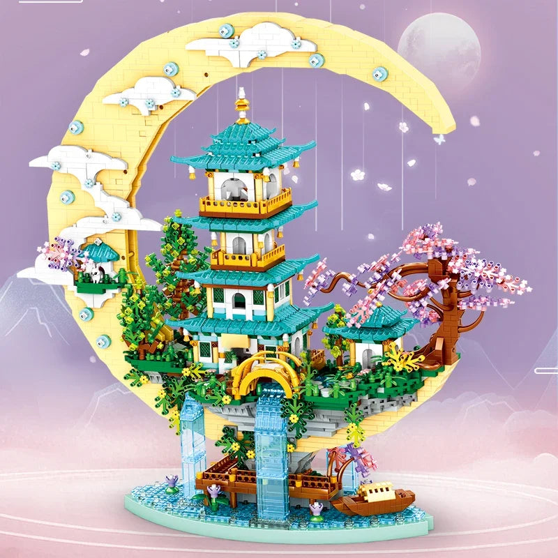 Haus auf dem Mond | Bausteine