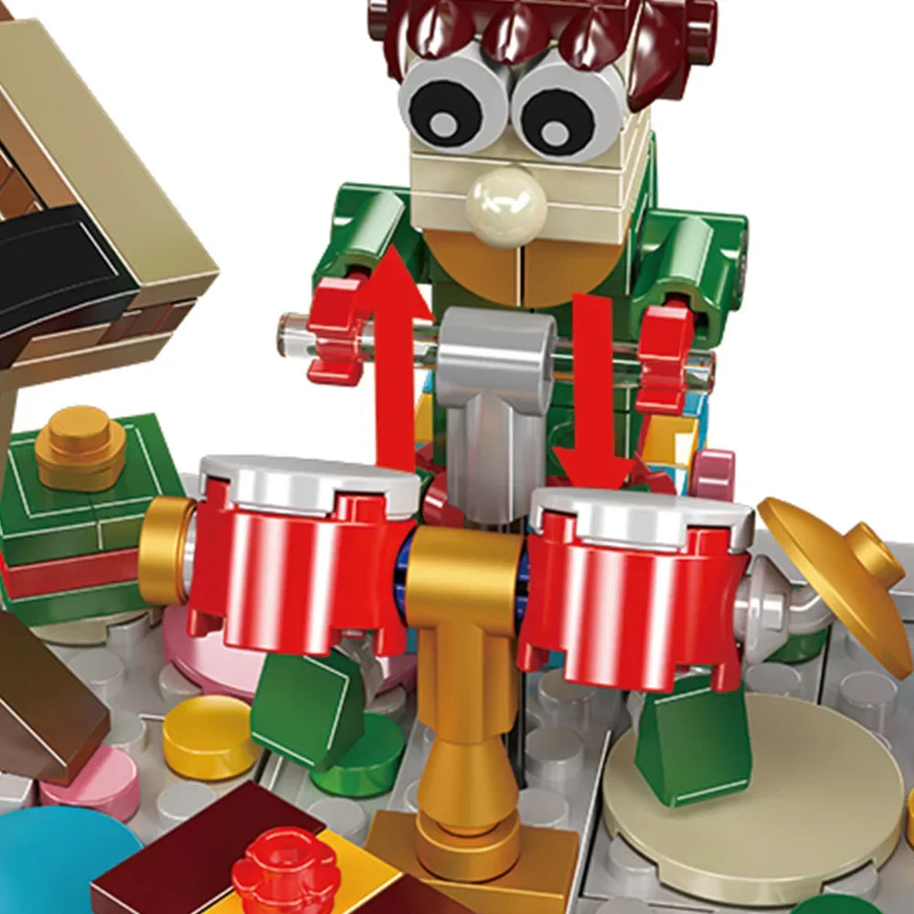 Musikalisches Weihnachtsdorf | Bausteine