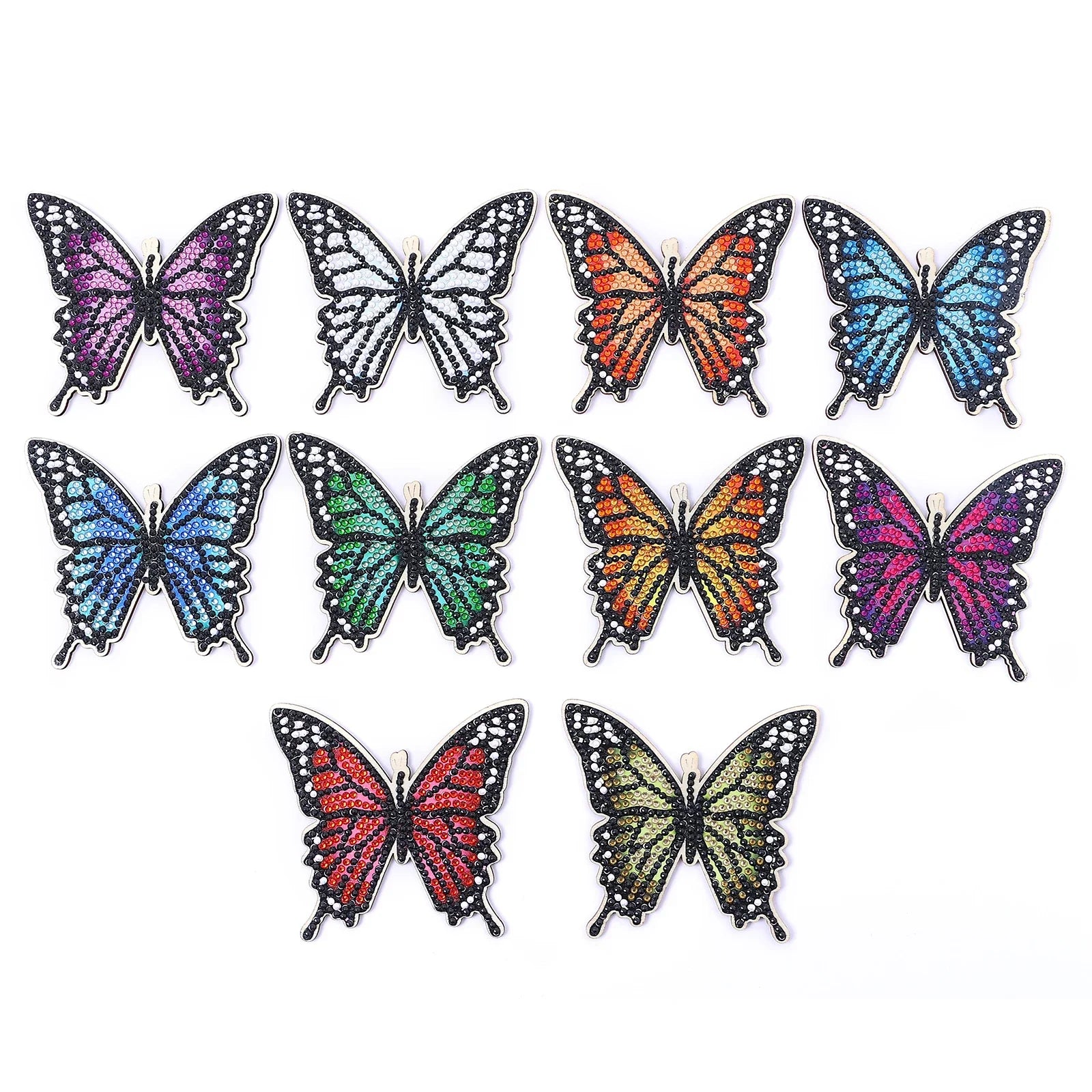 Schmetterlings-Untersetzer | Diamond Painting