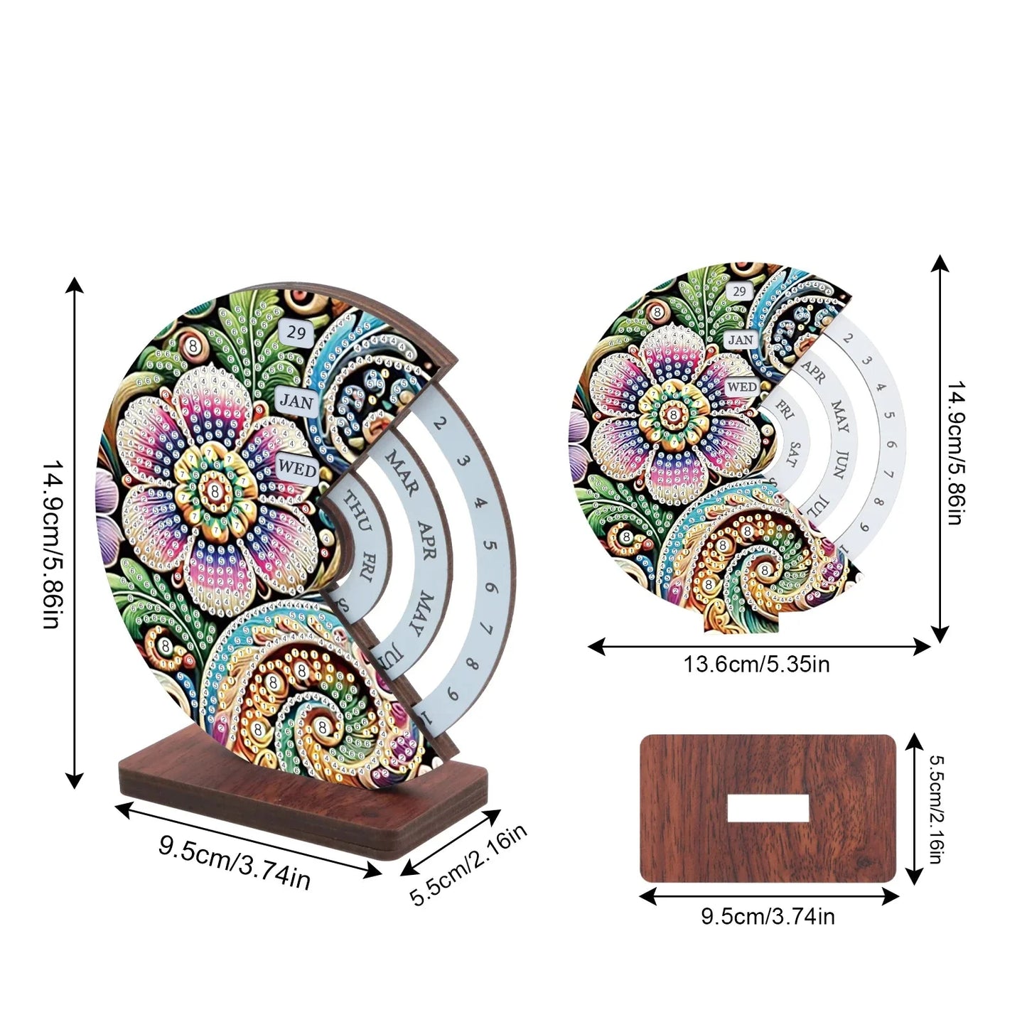 Blume | Kalender | Diamond Painting