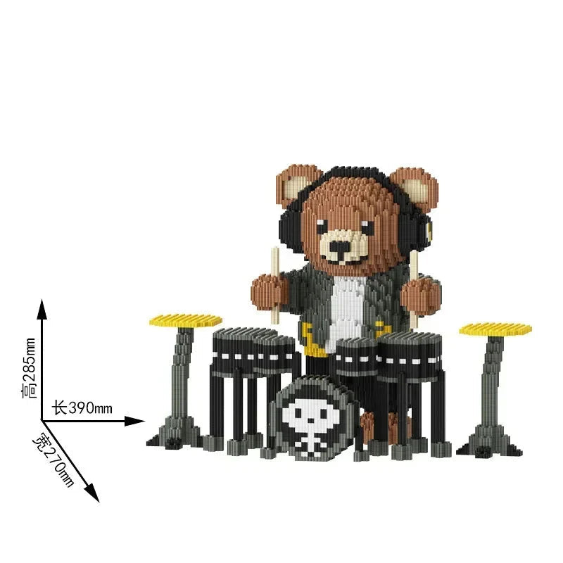 Kuschelbär-Rockstar | Bausteine