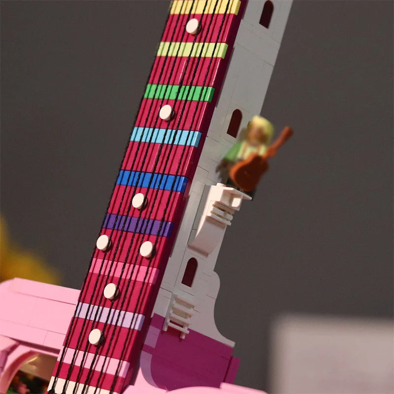 Rosa Gitarre | Bausteine