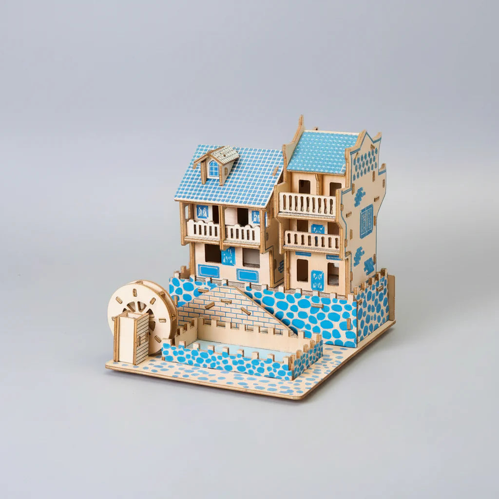 Blaues Haus | 3D Puzzle