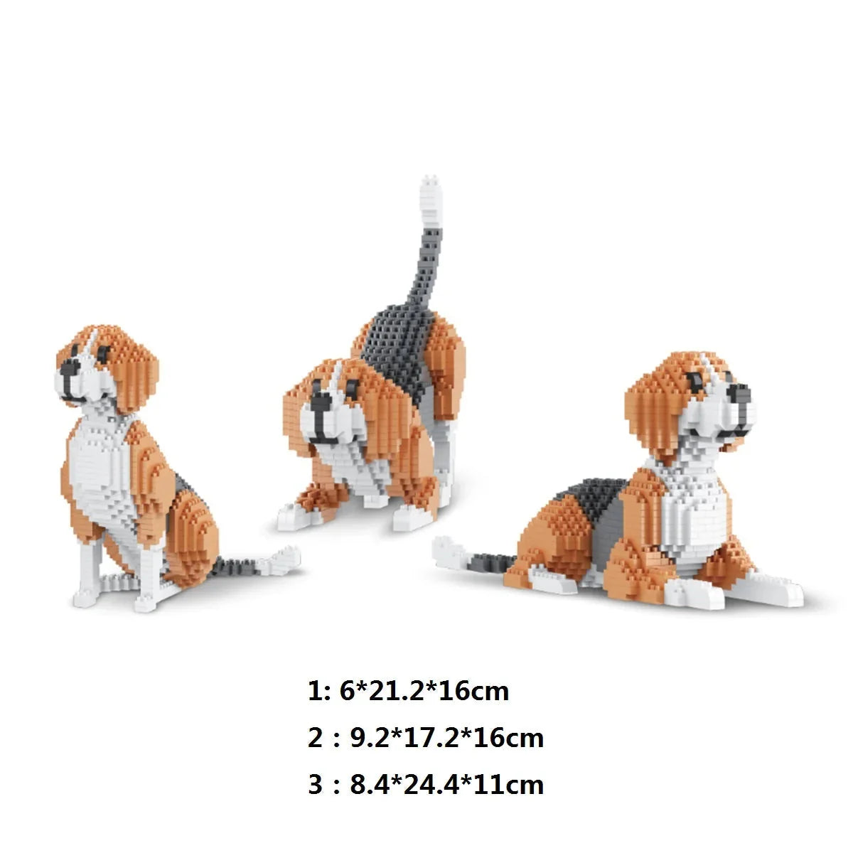 3 in 1 Beagle | Bausteine