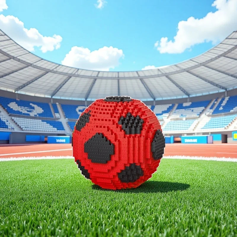 Roten Fußball | Bausteine