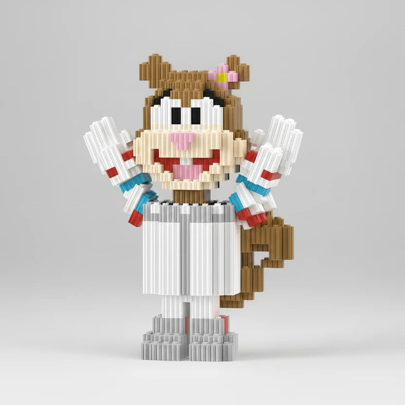 Astronaut Eichhörnchen | Bausteine