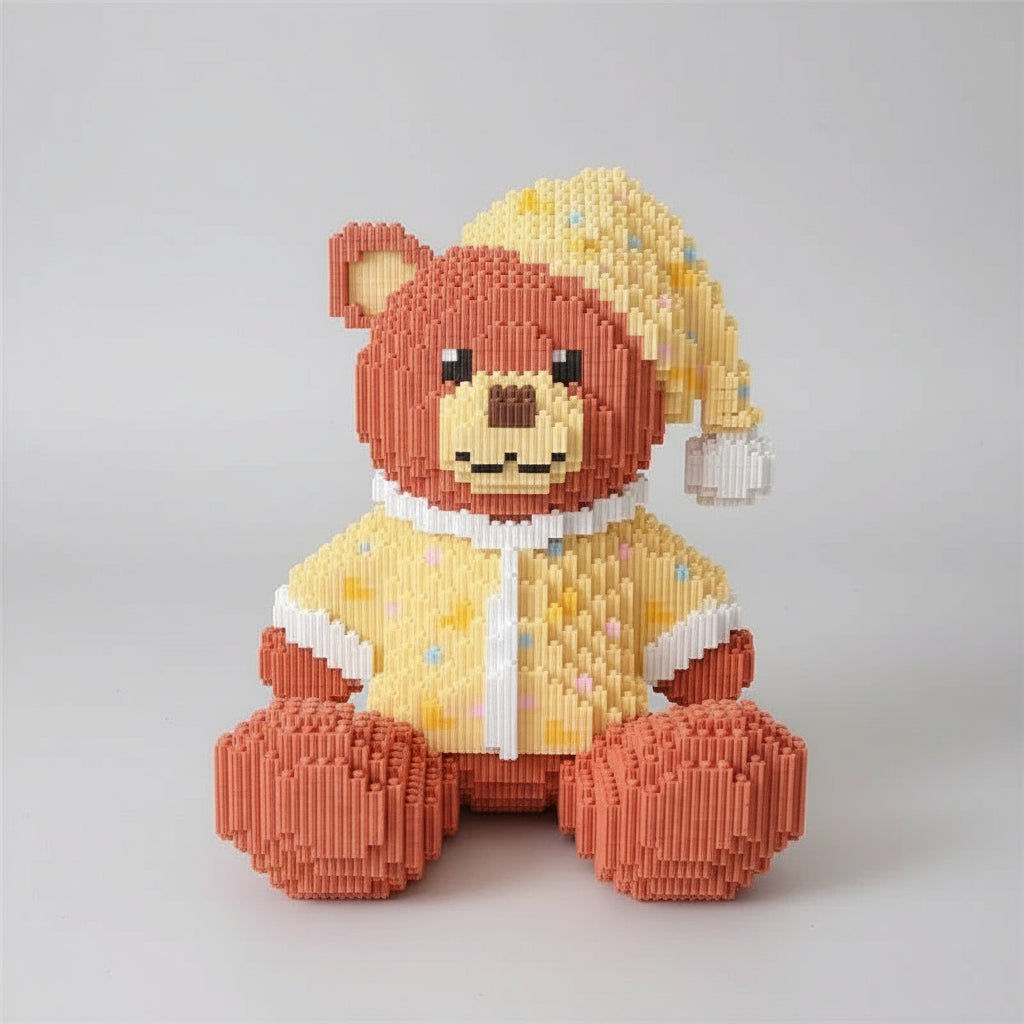 Bär mit Schlafmütze | Bausteine