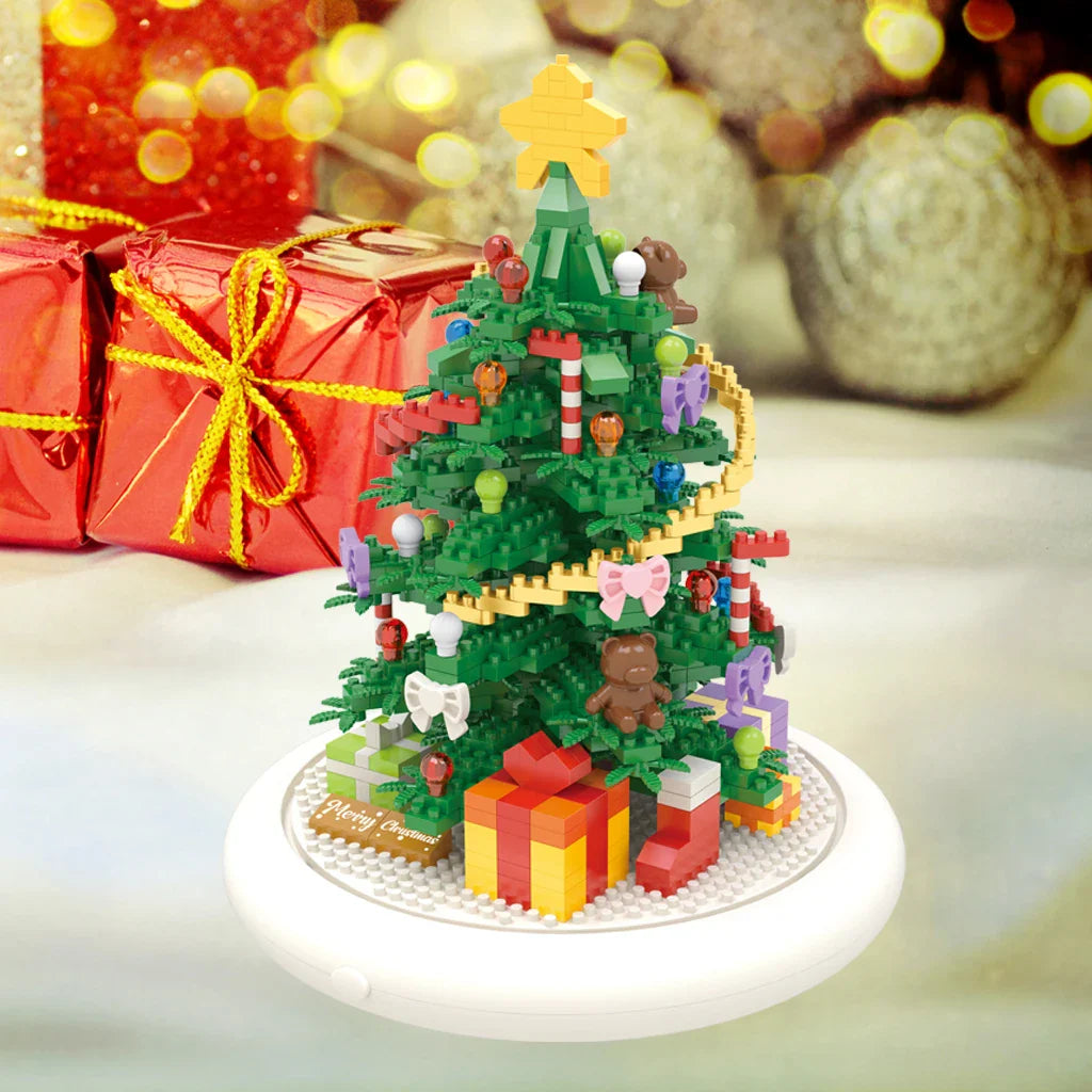Geschmückter weihnachtsbaum | Bausteine