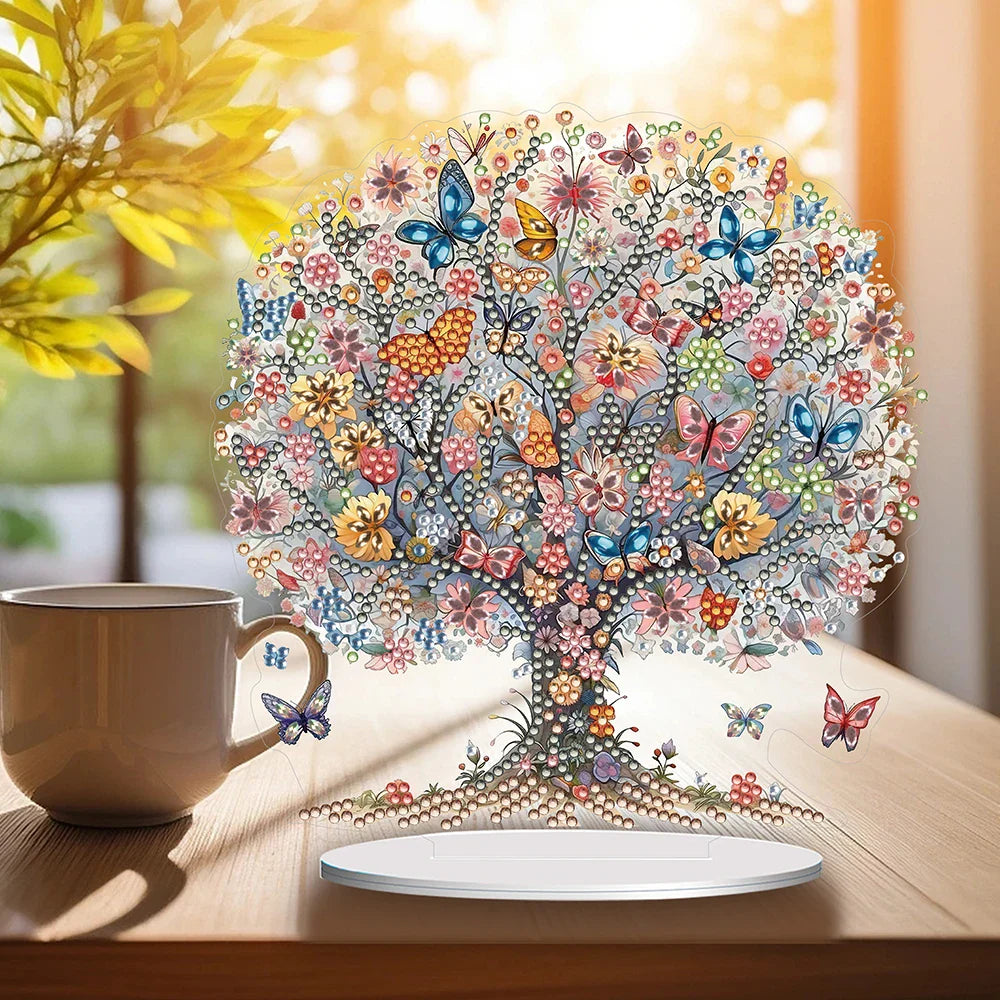 5D Schmetterlingsbaum | Diamond Painting