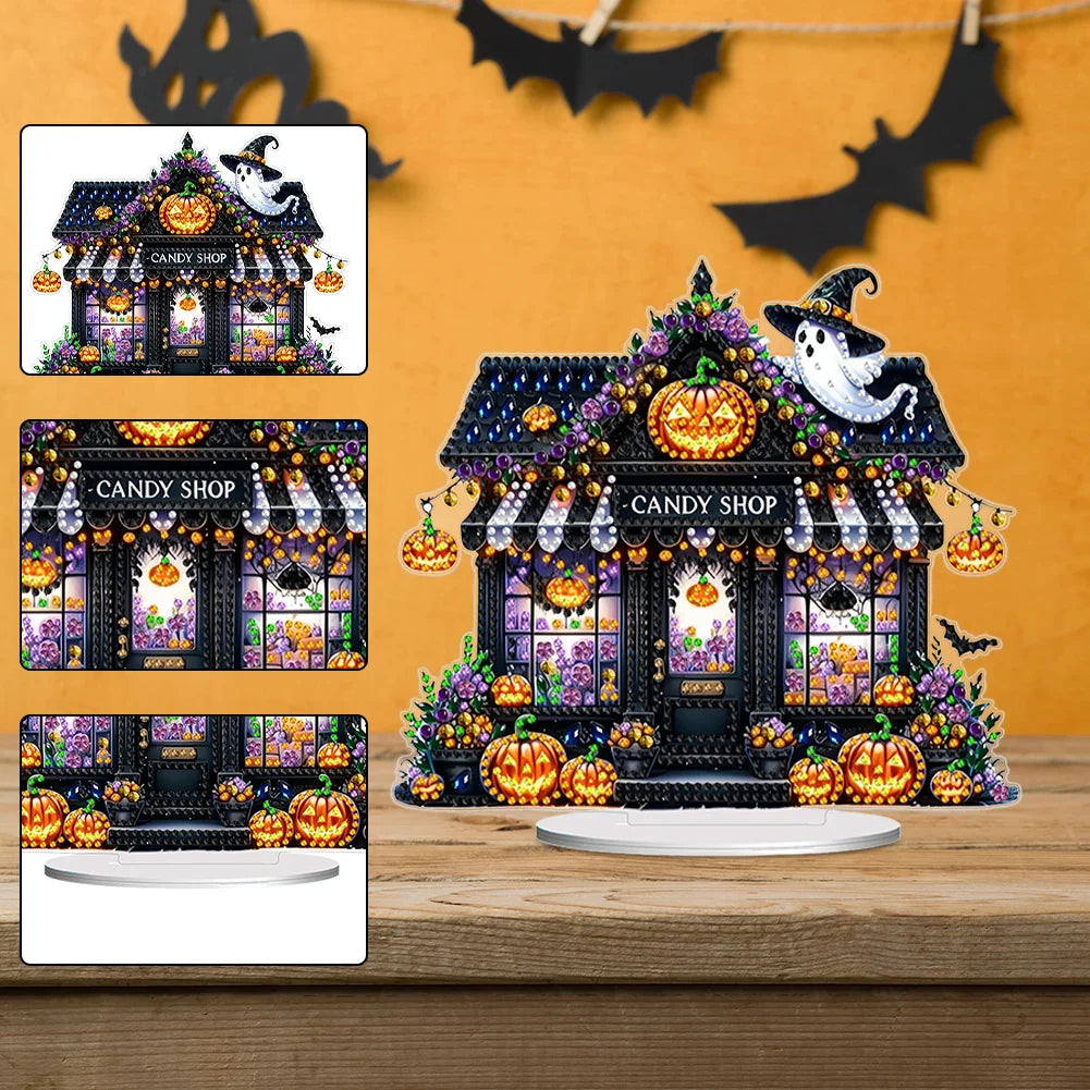 5D Halloween-Süßigkeitshaus | Diamond Painting