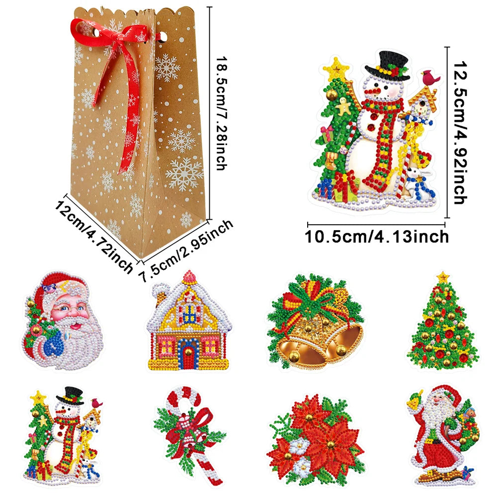 Weihnachts-Süßigkeitstüten | Diamond Painting