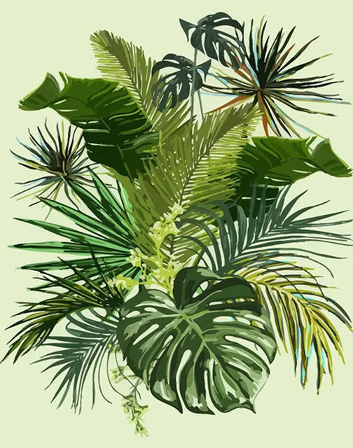 Blätter | Malen nach Zahlen