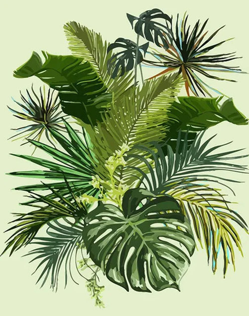 Blätter | Malen nach Zahlen