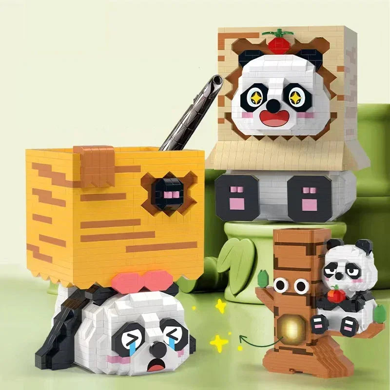 Panda in der Box Handyhalter
