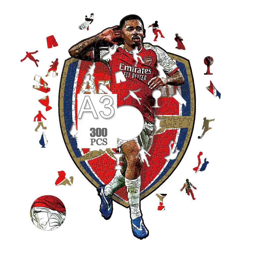 Gabriel Jesus | 2D Holzpuzzle