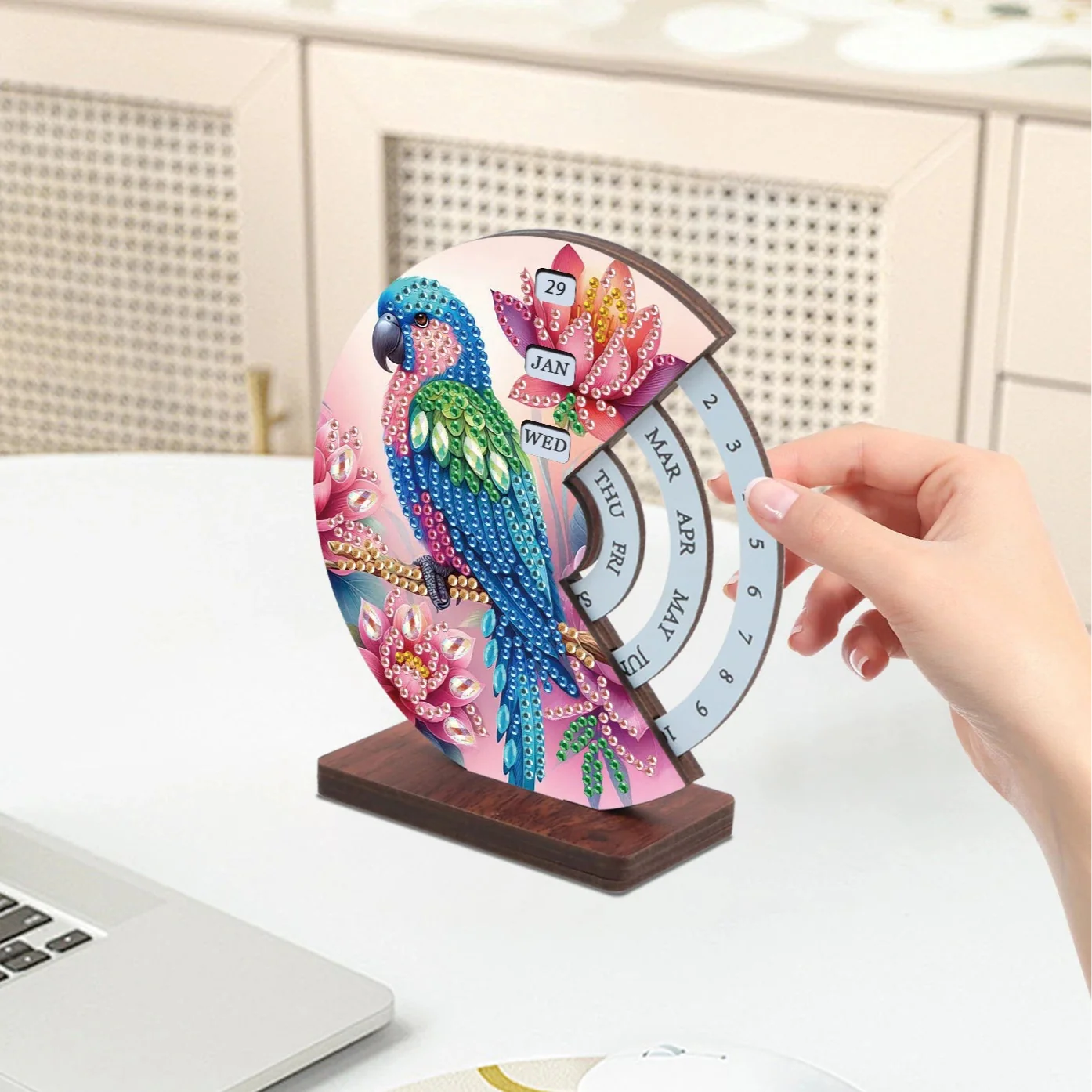 Blauer Vogel | Kalender | Diamond painting