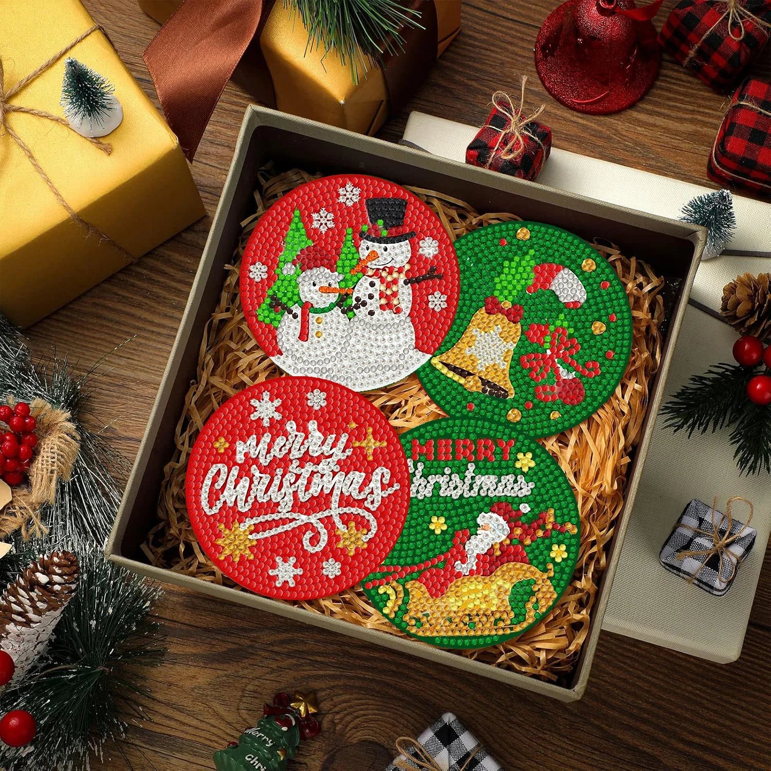 Untersetzer | Weihnachten | Diamond Painting