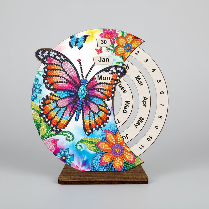 Bunter Schmetterling | Kalender | Diamond painting