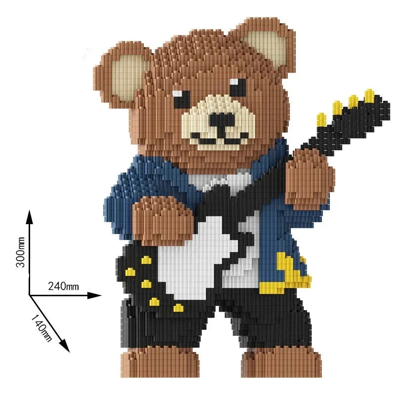 Kuschelbär-Rockstar | Bausteine