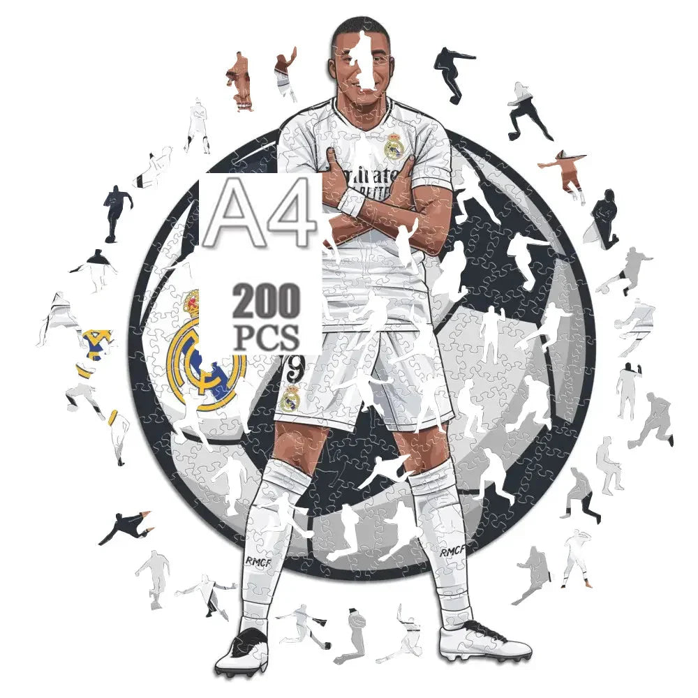 Kylian Mbappé | 2D Holzpuzzle