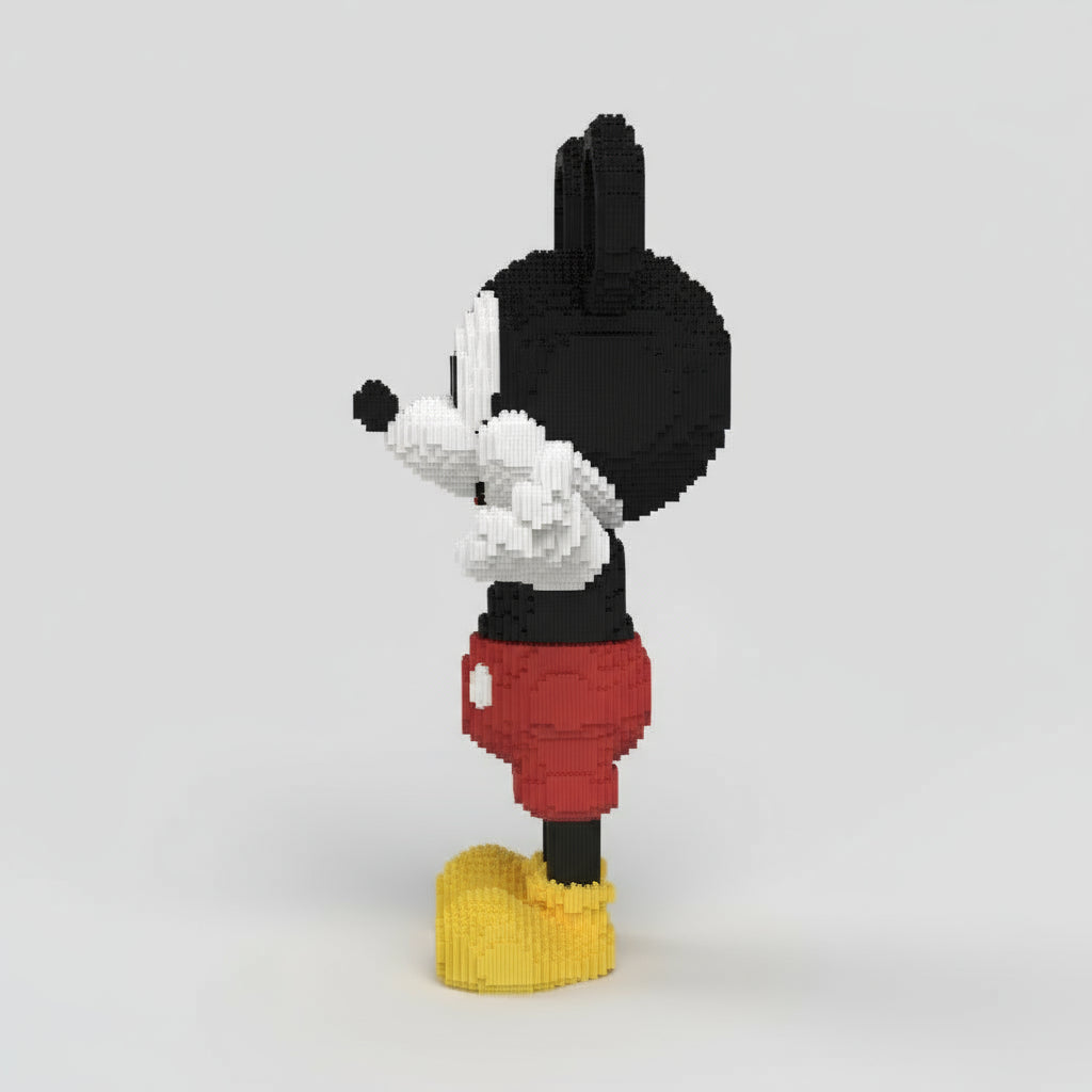 MEGA lachende Maus mit roter Hose | Bausteine