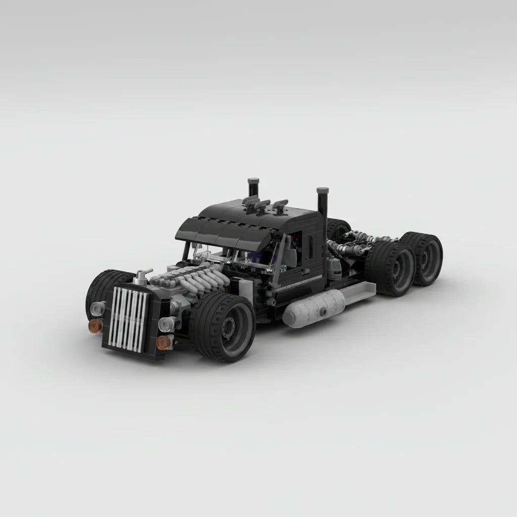 Amerikanischer Sattelschlepper | Bausteine