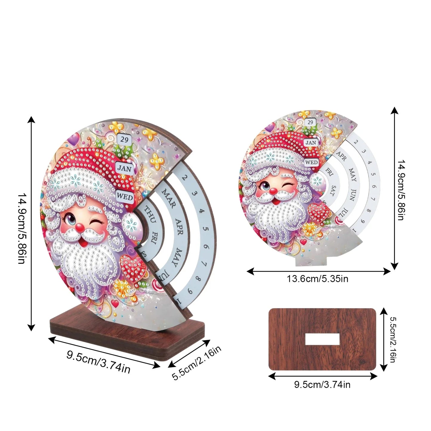 Weihnachtsmann | Kalender | Diamond Painting