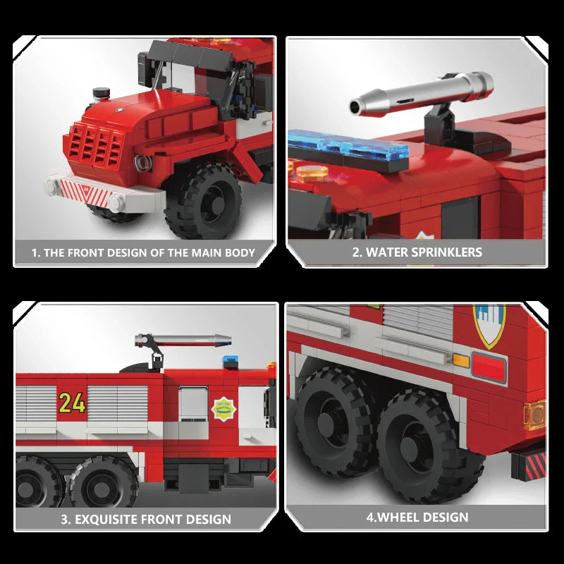 Feuerwehrwagen | Bausteine