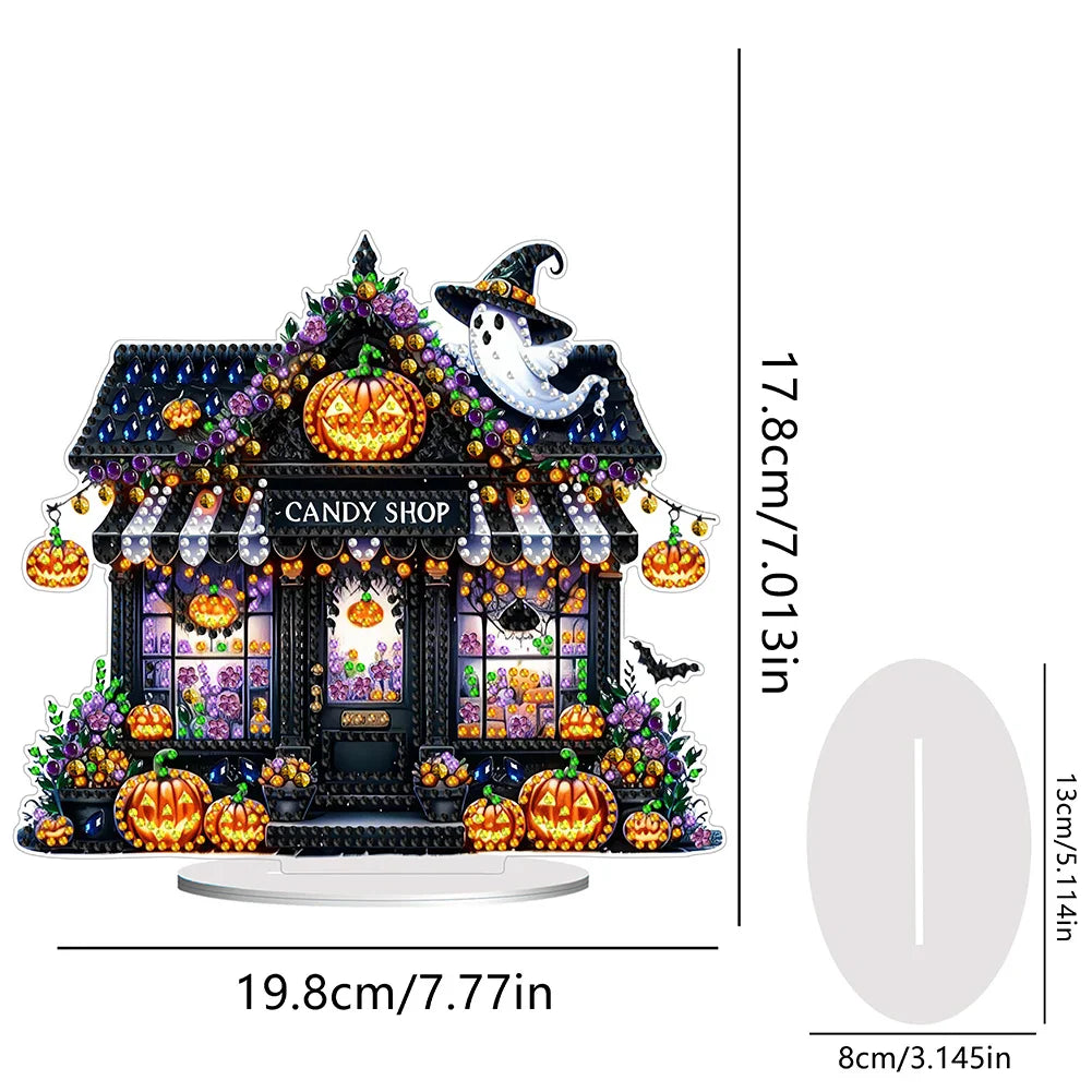 5D Halloween-Süßigkeitshaus | Diamond Painting