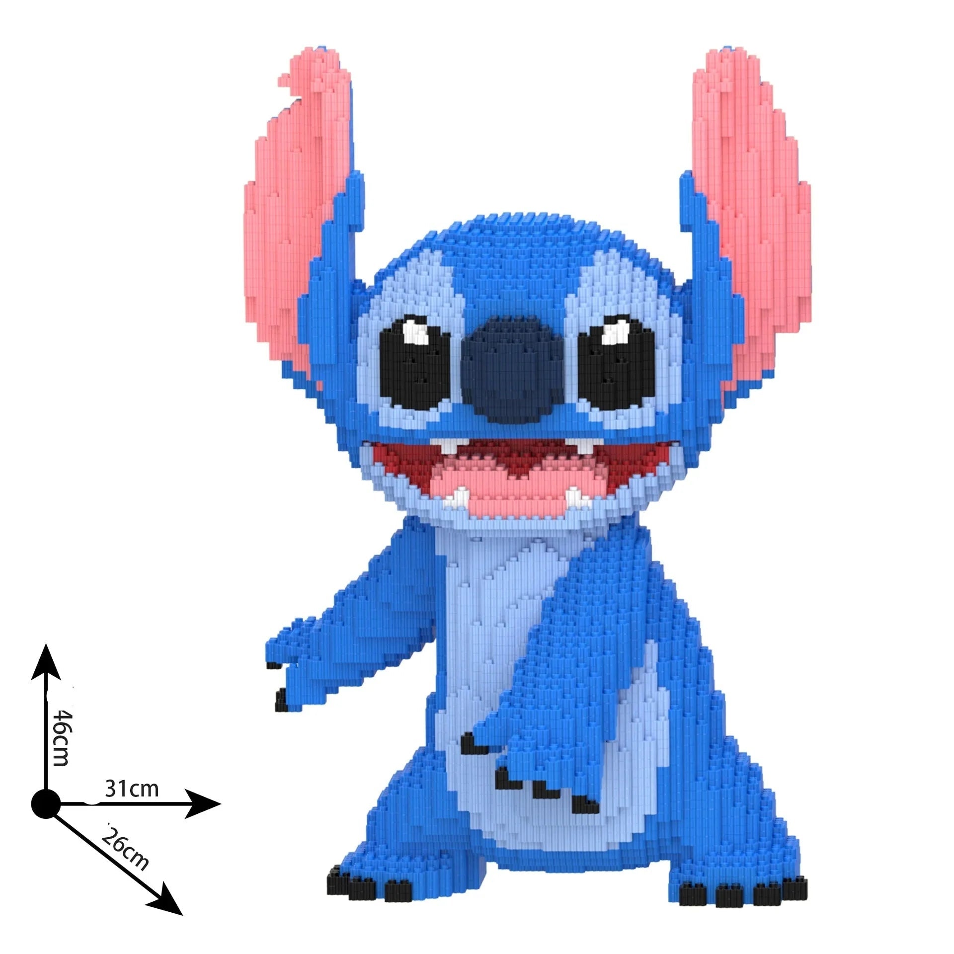 MEGA blaues Wesen mit breitem Lächeln | Bausteine