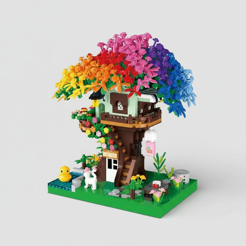 Regenbogen-Baumhaus | Bausteine