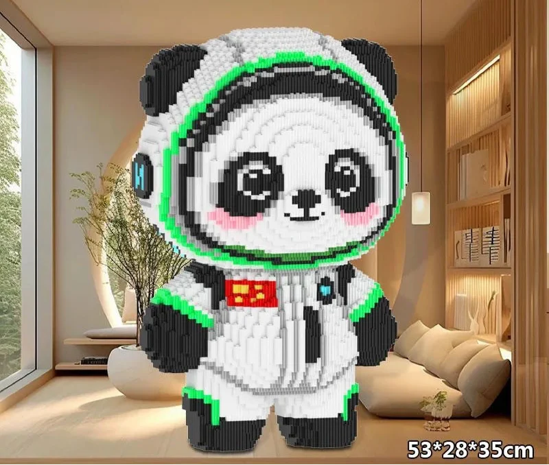 Astronauten-Panda | Bausteine