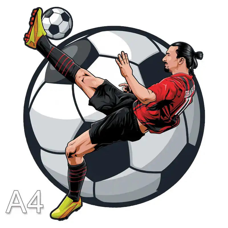 Zlatan Ibrahimović Fallrückzieher | 2D Holzpuzzle