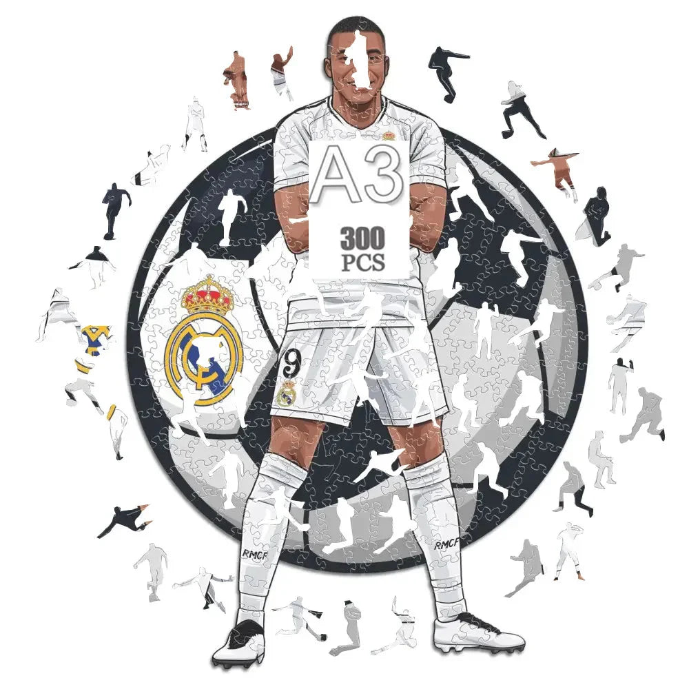 Kylian Mbappé | 2D Holzpuzzle