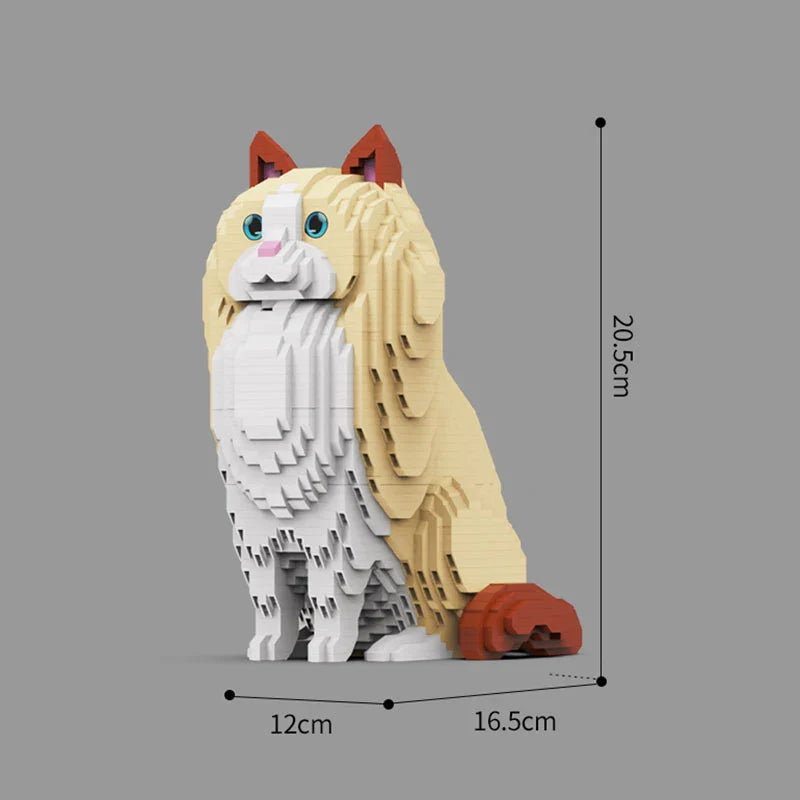 Ragdoll-Katze | Bausteine
