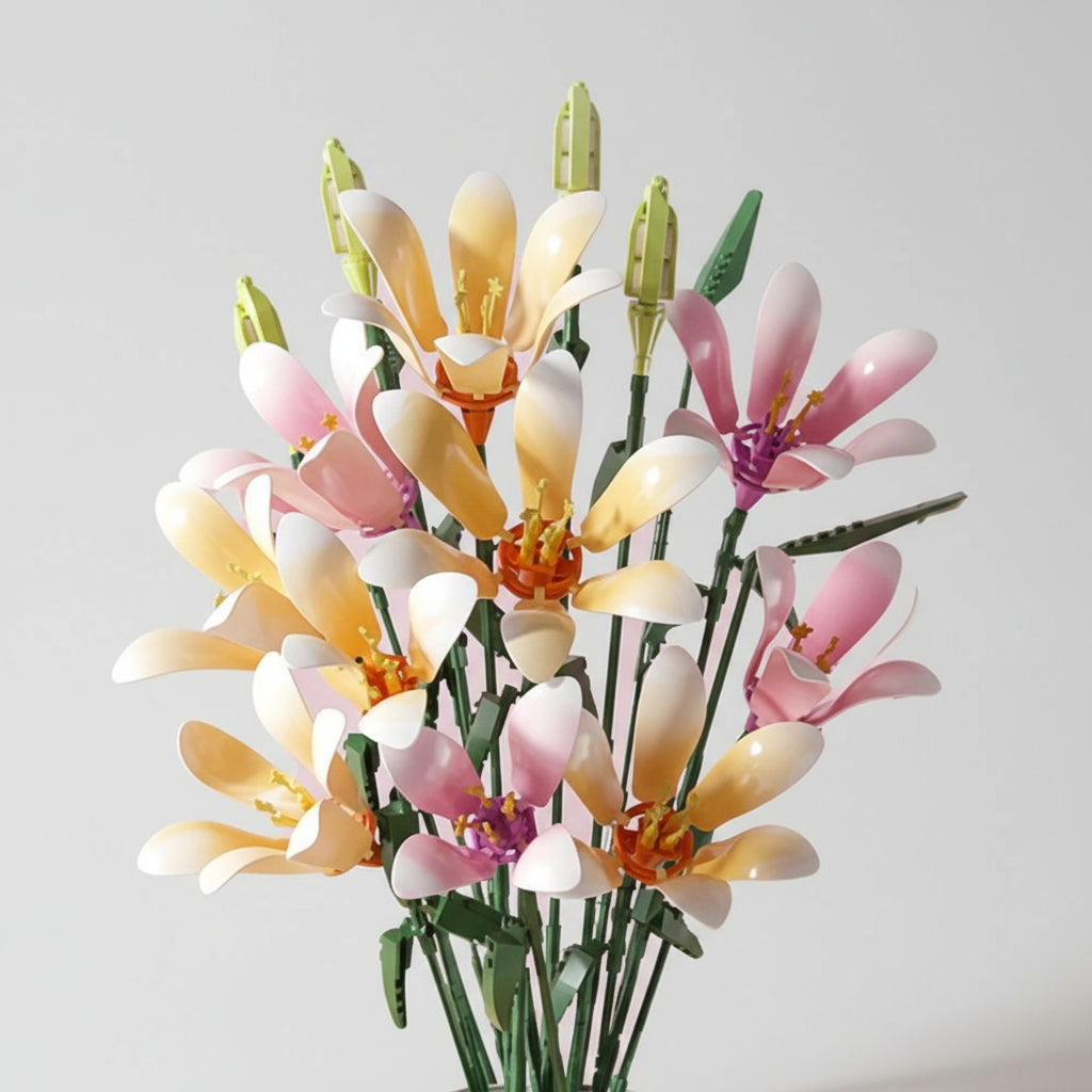 Farbige Lilien | Bausteine