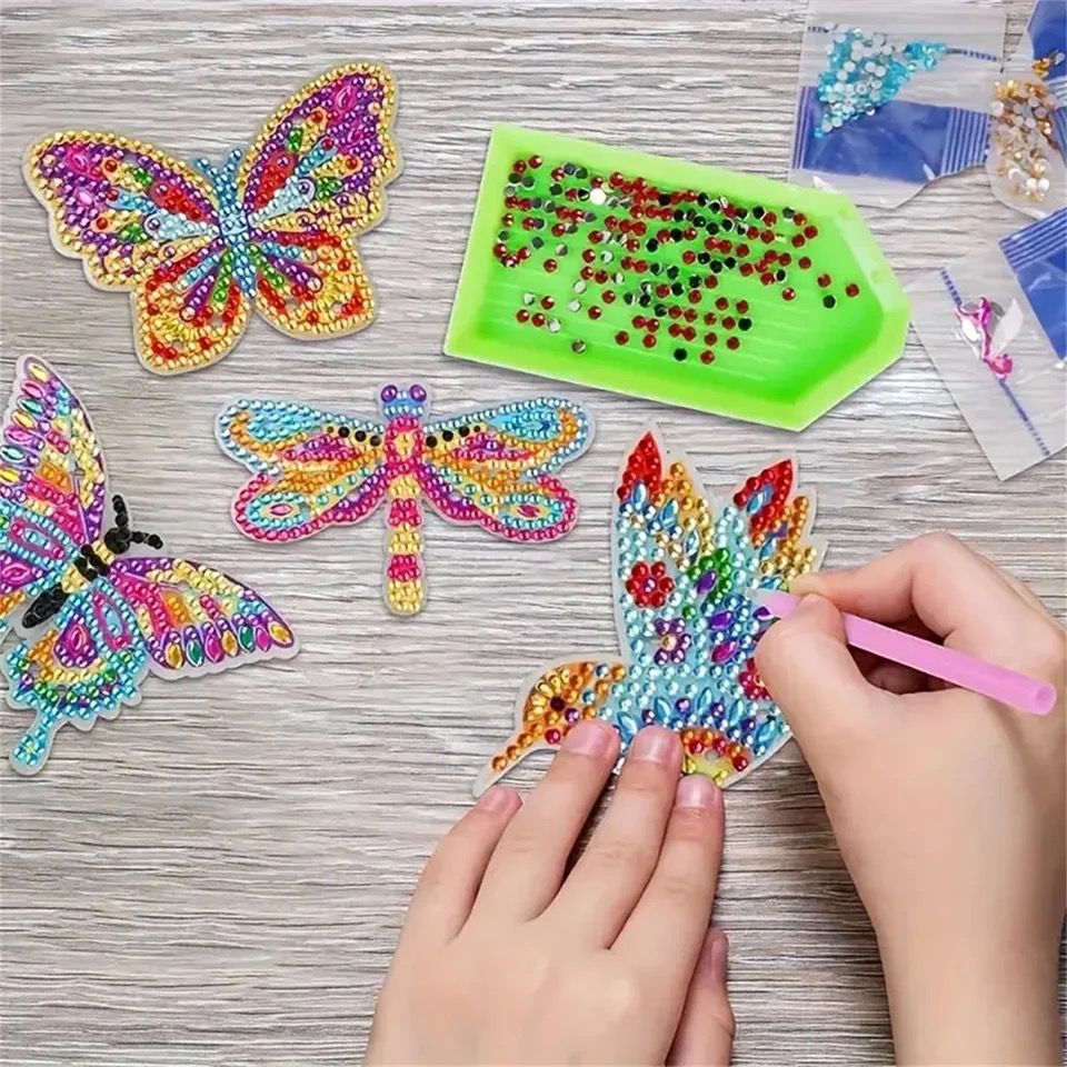 Schmetterling Windspiel | Diamond Painting