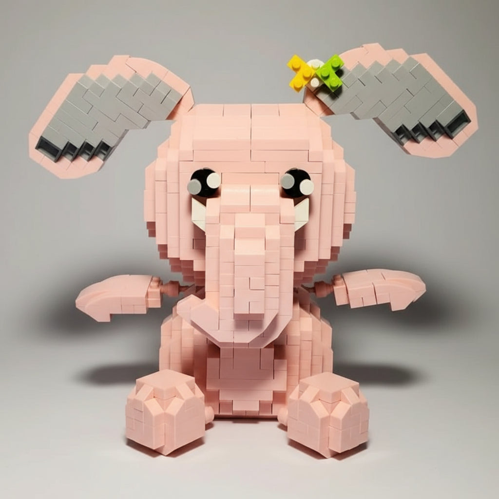 Rosa Elefant | Bausteine