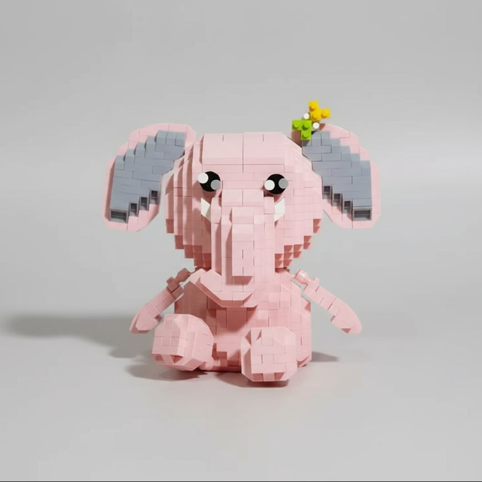 Rosa Elefant | Bausteine