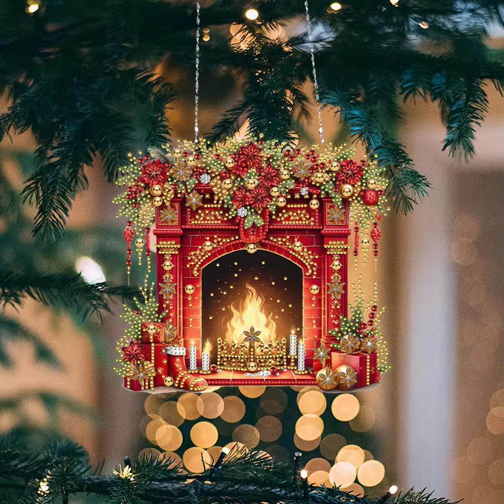 Weihnachtsanhänger | Diamond Painting