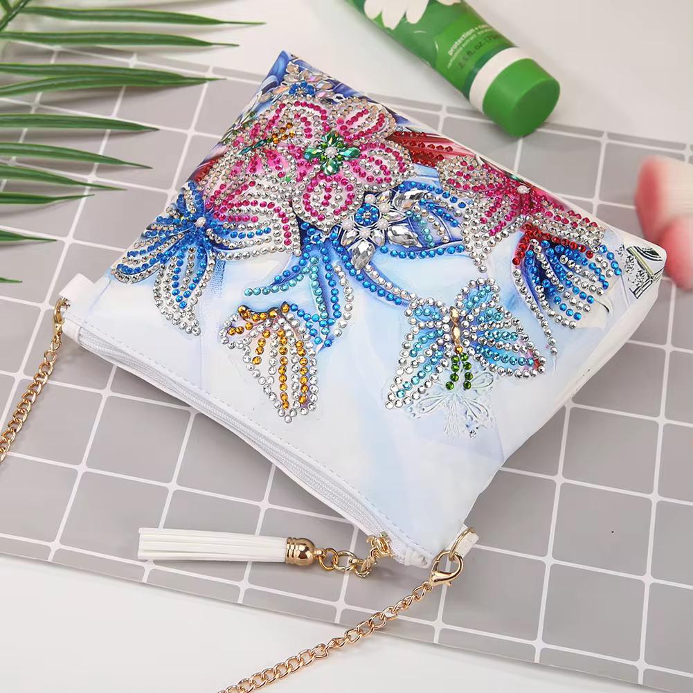 Handtasche mit Blumen | Diamond Painting