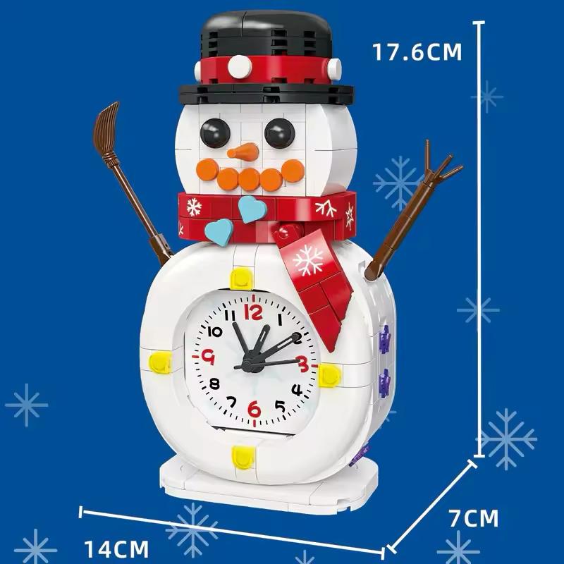 Schneemann-Uhr | Bausteine